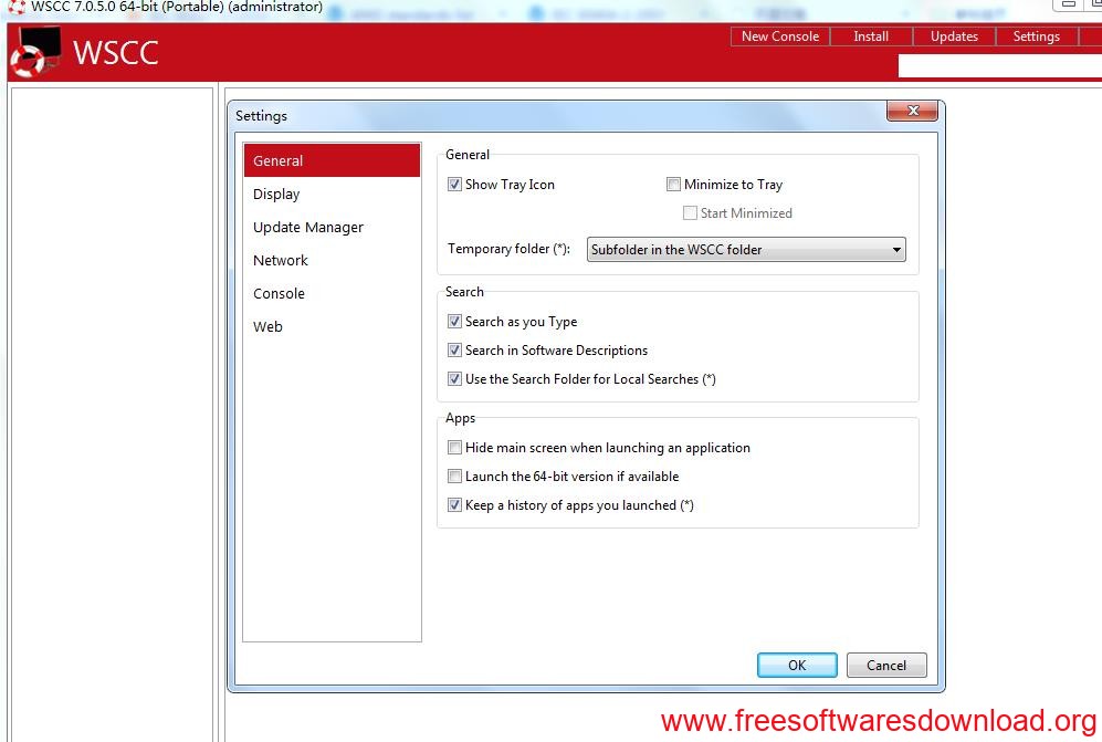 WSCC - Windows System Control Center v7.0.5.0 free download