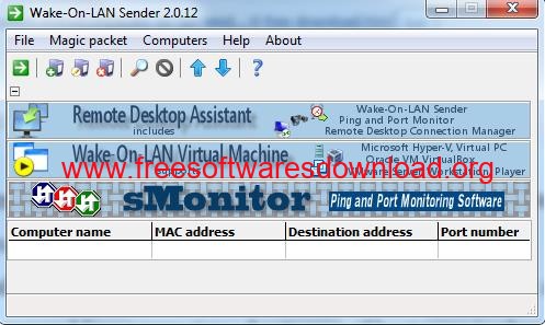 Wake-On-LAN Sender v2.0.12 free download