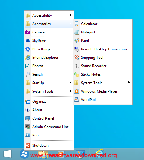 Spencer v1.28 Windows XP Start Menu to Windows 10
