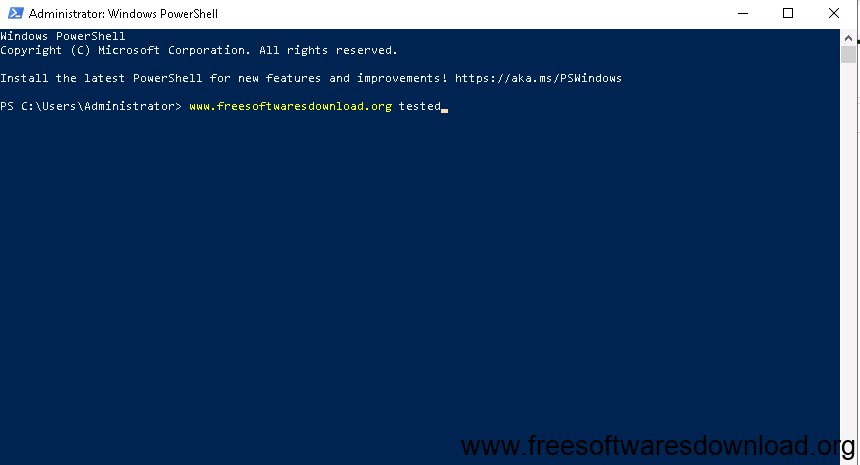 Windows PowerShell v7.3.0 free download