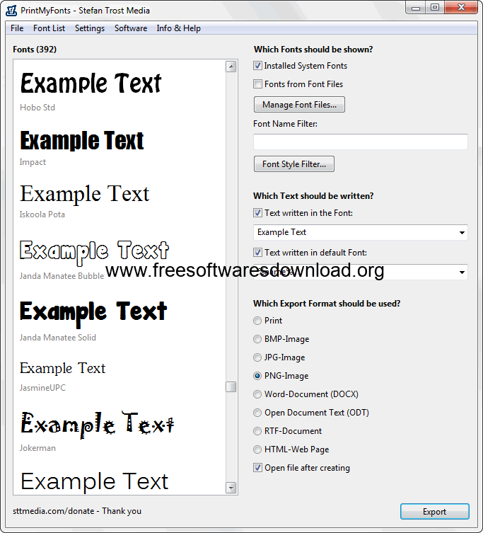 PrintMyFonts v22.11.14 find installed fonts