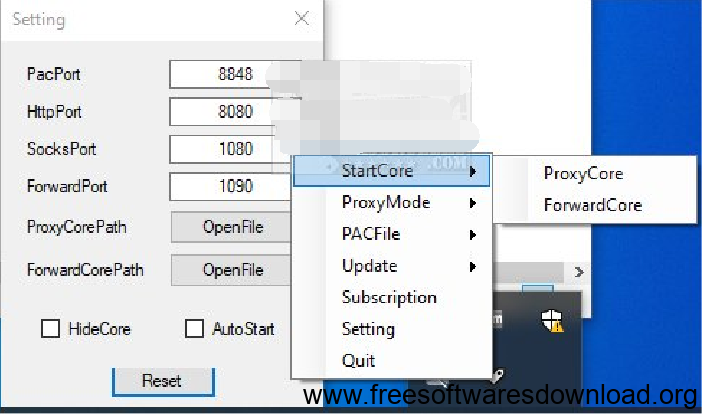 TrayProxy v1.4 free download