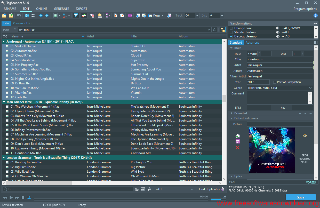 TagScanner v6.1.14 free download