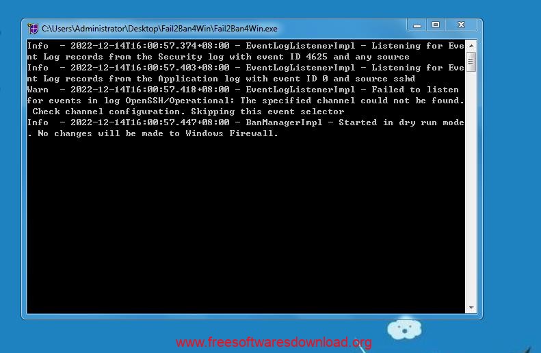 Fail2Ban4Win v1.1.0 Ban subnets using Windows Firewall rules