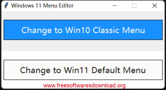 Windows Menu Editor v1.0.1 Windows 11 Classic Right-Click Menu Editor